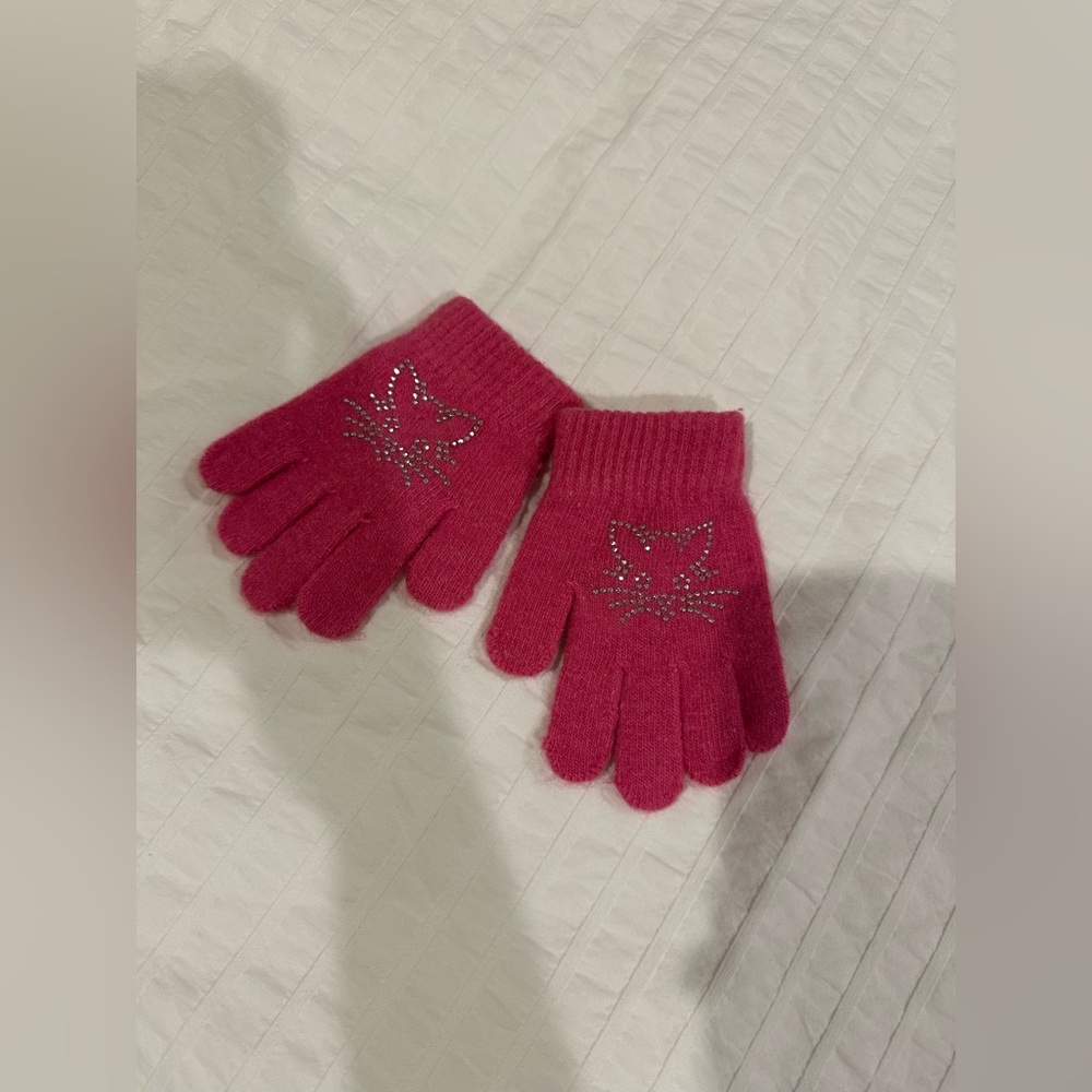Gloves with Rhinestones